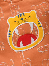 Full Sleeve Top with Dungaree - Tiger